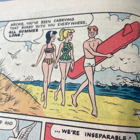 Archie Series Pep #186 October 1965 Comic Book Classic Cover Wear Bagged Boarded - Picture 8 of 9